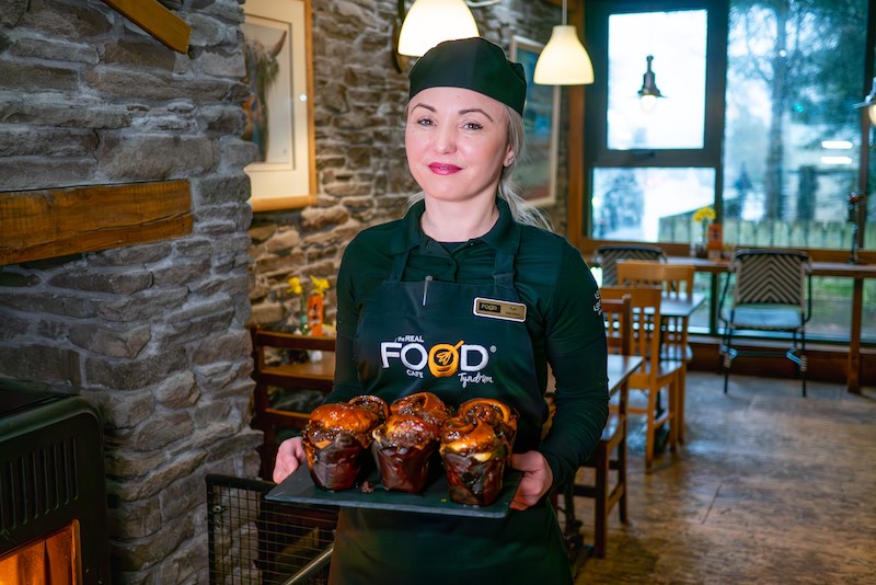 Catalina Dima Baker of the Scotland Food & Drink Excellence Awards Winning Cinnamon Muffin Roll