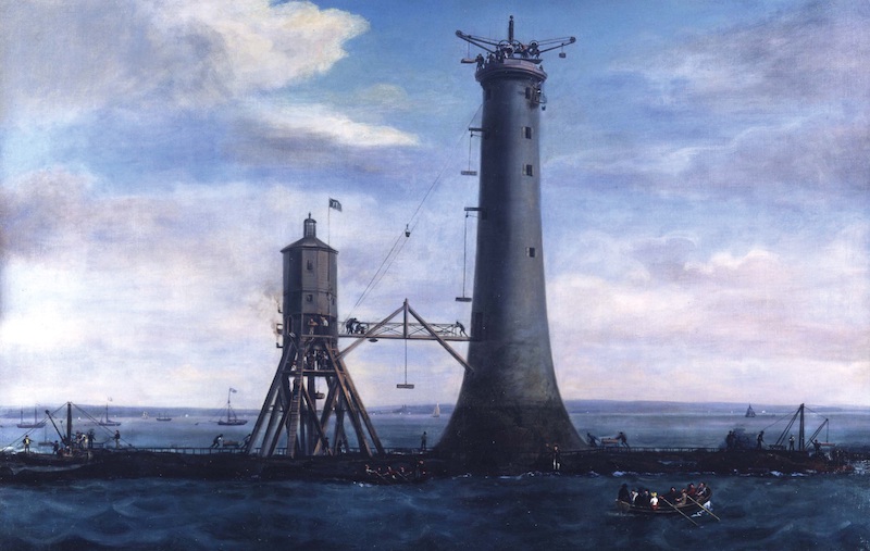 Bell Rock Painting NLB by Alexander Carse © The Northern Lighthouse Board.