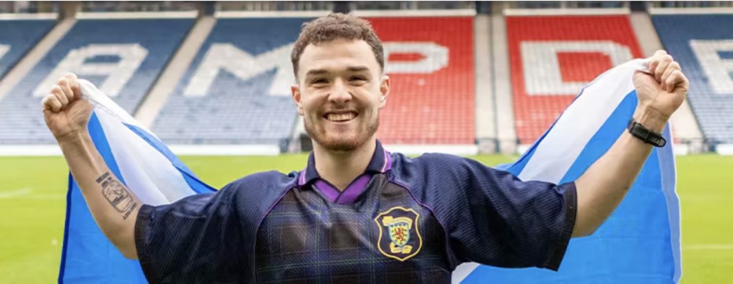 Scotland fan Craig Ferguson